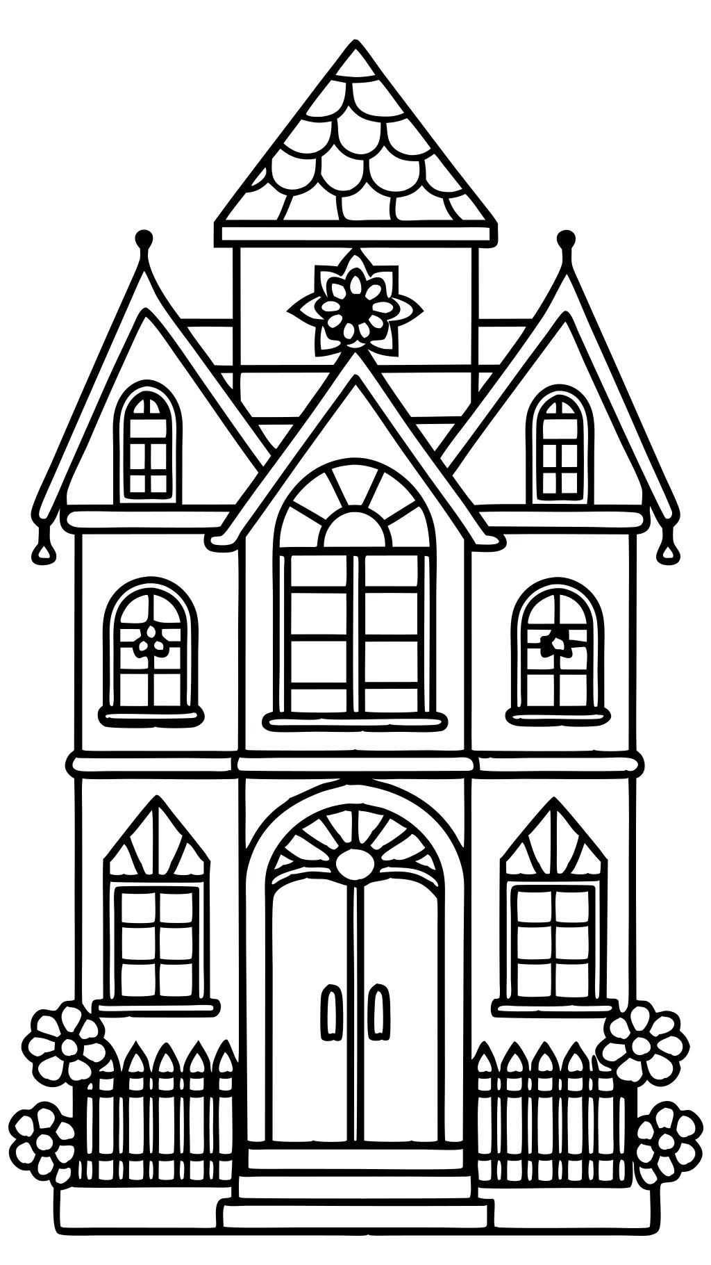 coloring pages window